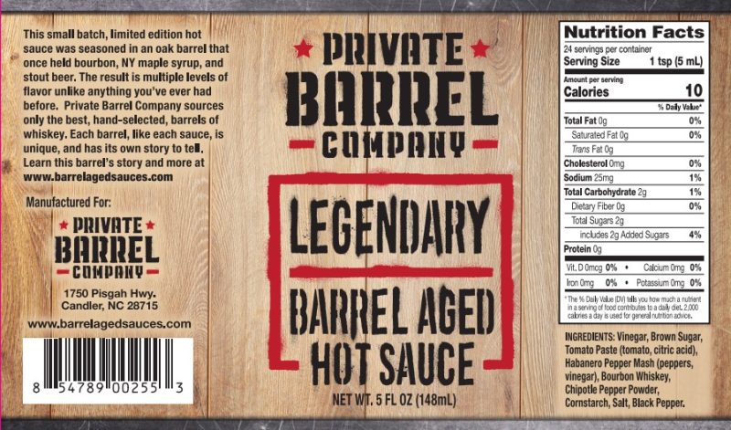 Legendary Barrel Aged Hot Sauce - Image 2
